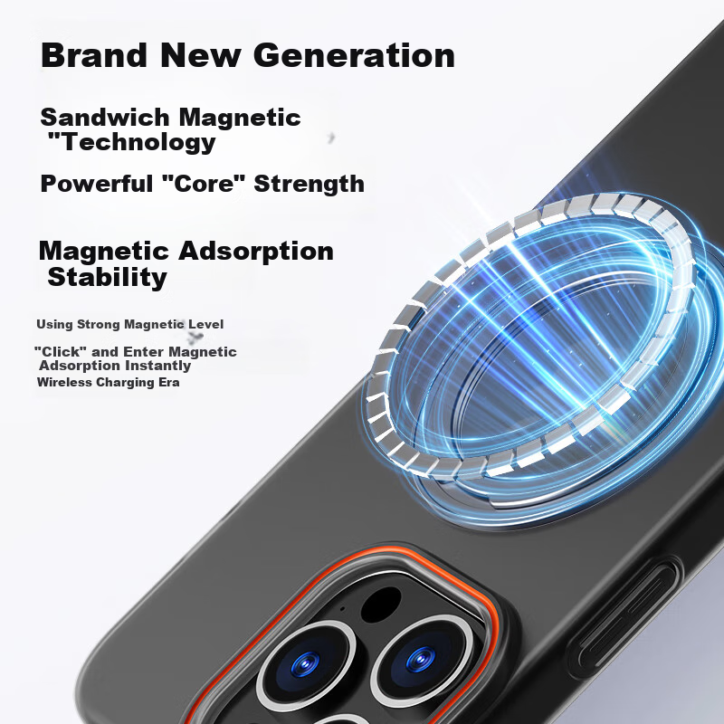 Чехол-подставка Baozou с магнитом для Apple iPhone 13 Pro, мягкая песочная текстура, полупрозрачный, легкий, тонкий, простой, жесткий чехол, матовый белый