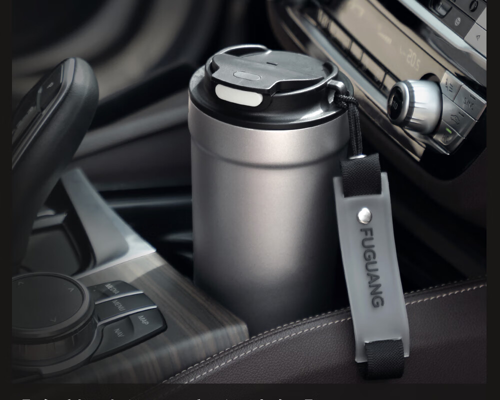 Fuguang Pure Titanium Inner and Outer Coffee Thermos Cup Portable Water Bottle High-End Office Tea Cup Gift 560ML 12