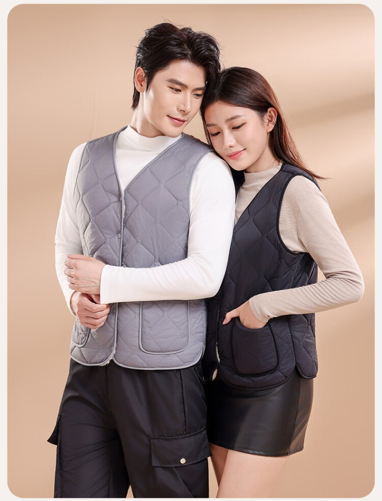 MiiOW [10A Antibacterial] Women's Wool Vest 2025 Autumn Winter Solid Color Sleeveless Warm Outerwear 12
