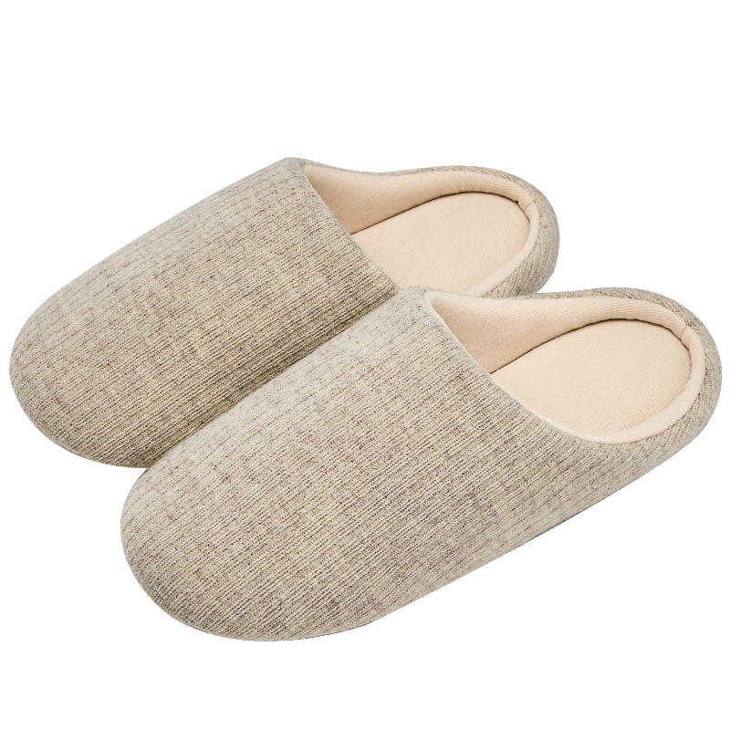 Aokang Women's Spring Autumn Indoor Home Slippers Silent Non-Slip Japanese Soft Sole Antibacterial Odor-Resistant Floor Slippers for Men