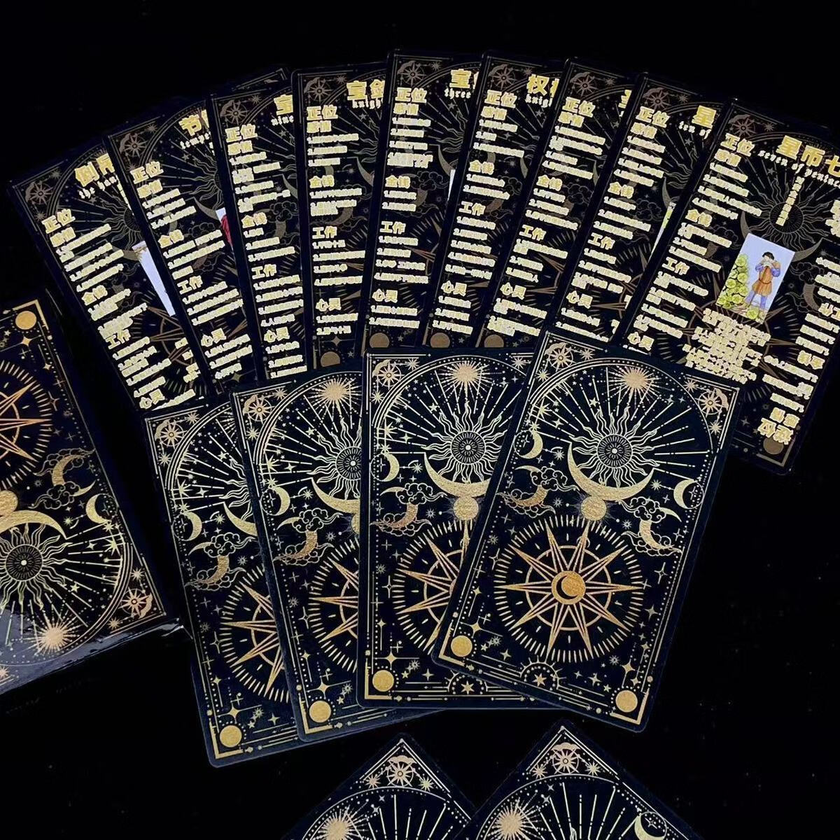 Play the World Tarot Cards with Built-in Meanings 78 Cards Beginner Classic High-Quality Rider-Waite Deck 5