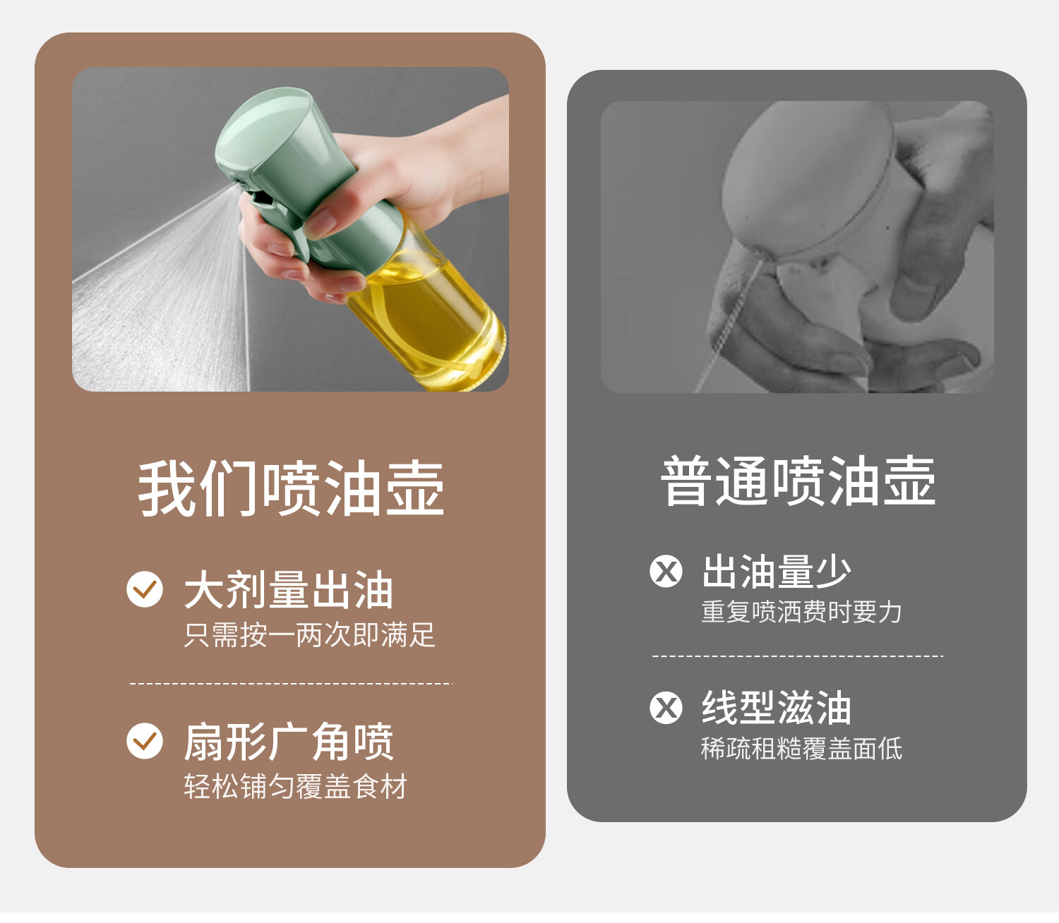 KATEI STORY Japanese Glass Oil Sprayer Kitchen Household Air Fryer Oil Bottle Spray Bottle Atomized Oil Container 4