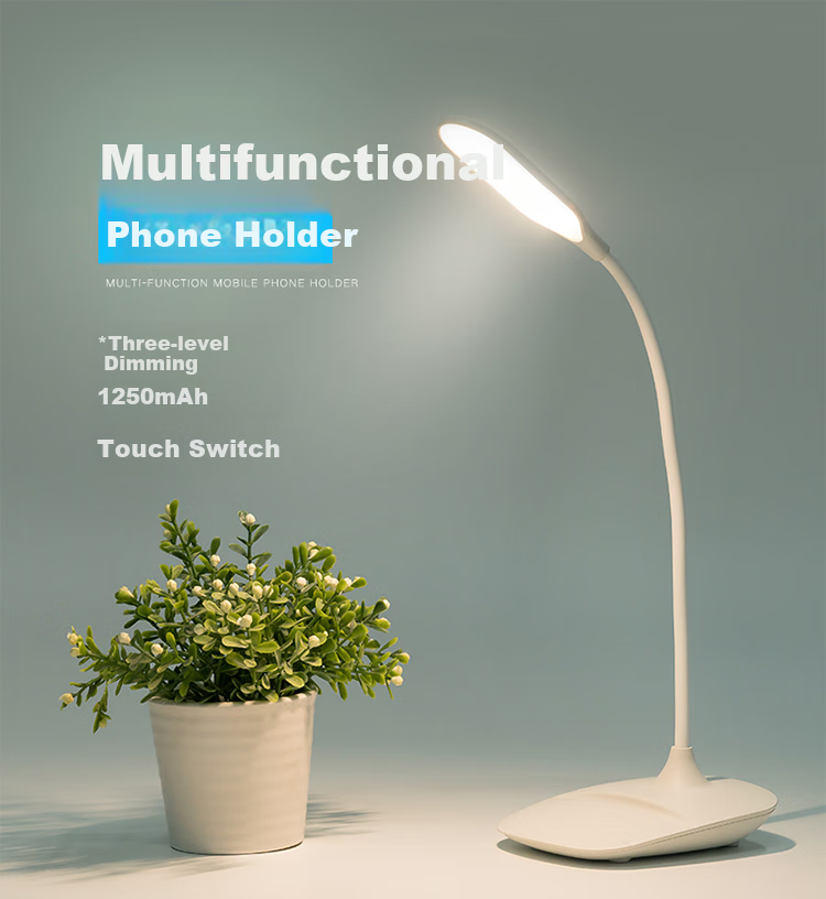 Datouren Rechargeable Desk Lamp Eye Protection Lamp for Students' Study And Reading LED Small Table Lamp Bedroom Bedside Lamp Children's Eye Protection Lamp 1