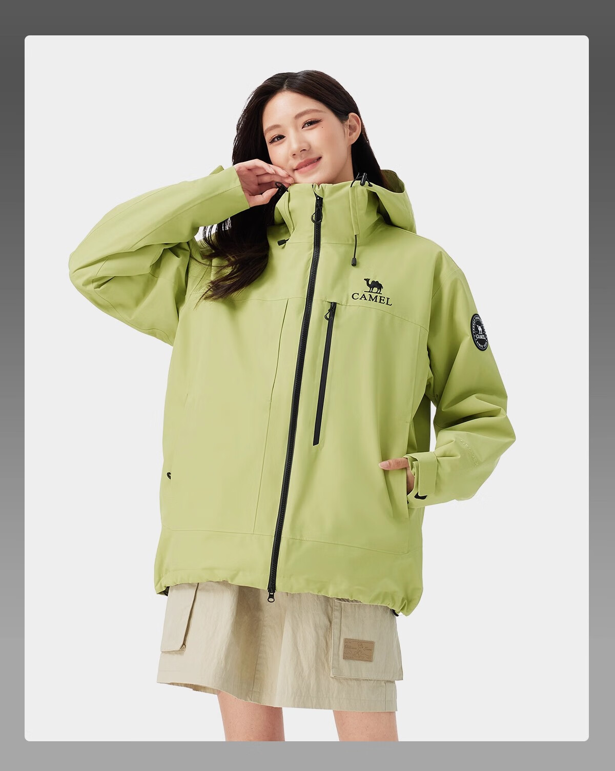 CAMEL [Wang Junkai Edition] Women's King Kai Armor Z Series 3-in-1 Unisex New Outdoor Jacket 26
