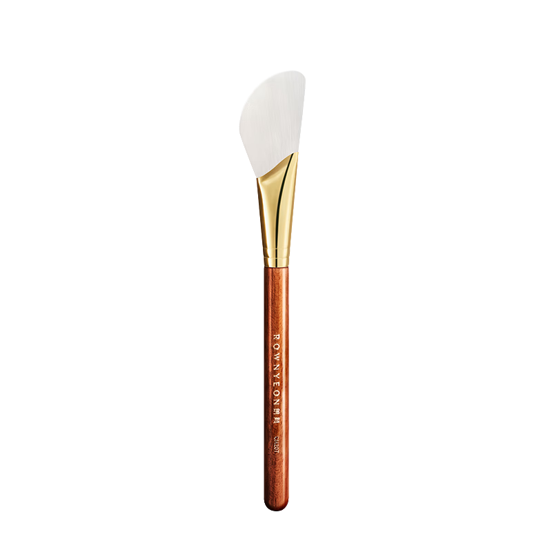 Rownyeon Makeup Brush, Chimo Second Generation CM207 Water Drop Contour Brush, Sickle-Shaped Side Face Shadow, Portable Liquid Cream Body