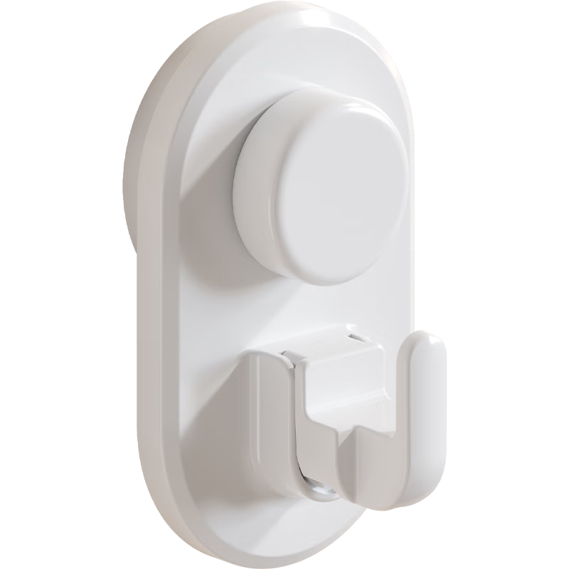 JD Jingzao Suction Cup Hooks No Drilling Strong Vacuum Clothes Hooks Adhesive-Free Bathroom Small Hooks 4-Pack