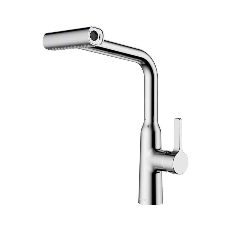 JOMOO Faucet Kitchen Sink Cold And Hot Pull-Out Four-Function Flying Rain Waterfall Sink Faucet 33229
