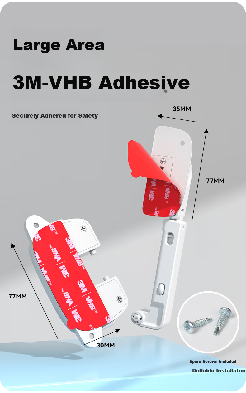 EUDEMON Child Door Stopper Lock Ventilation Anti-Close Door Anti-Pinch Pet Gap Door Stop Door Fixer 1 Piece 6