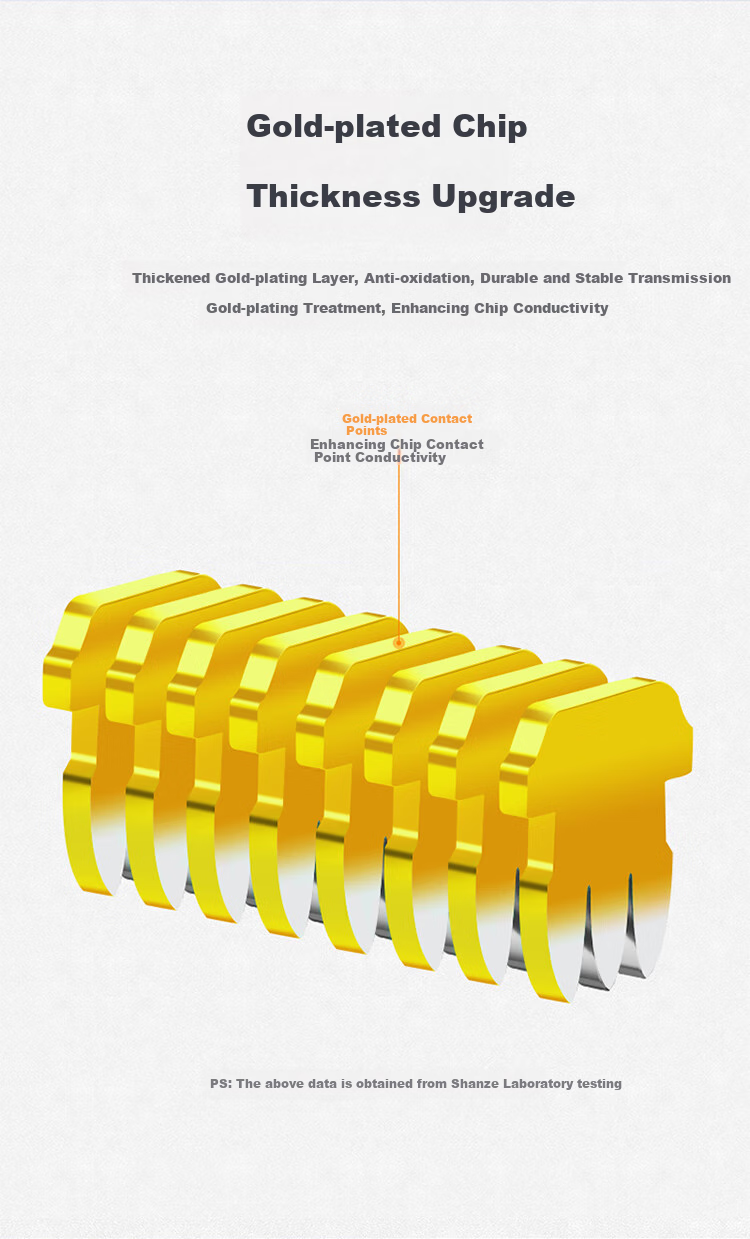 SAMZHE Cat5e Gold-Plated RJ45 Connectors, Engineering Network Cable Crystal Heads, Unshielded 8P8C Connectors, 100 Pieces, YH-5100 10