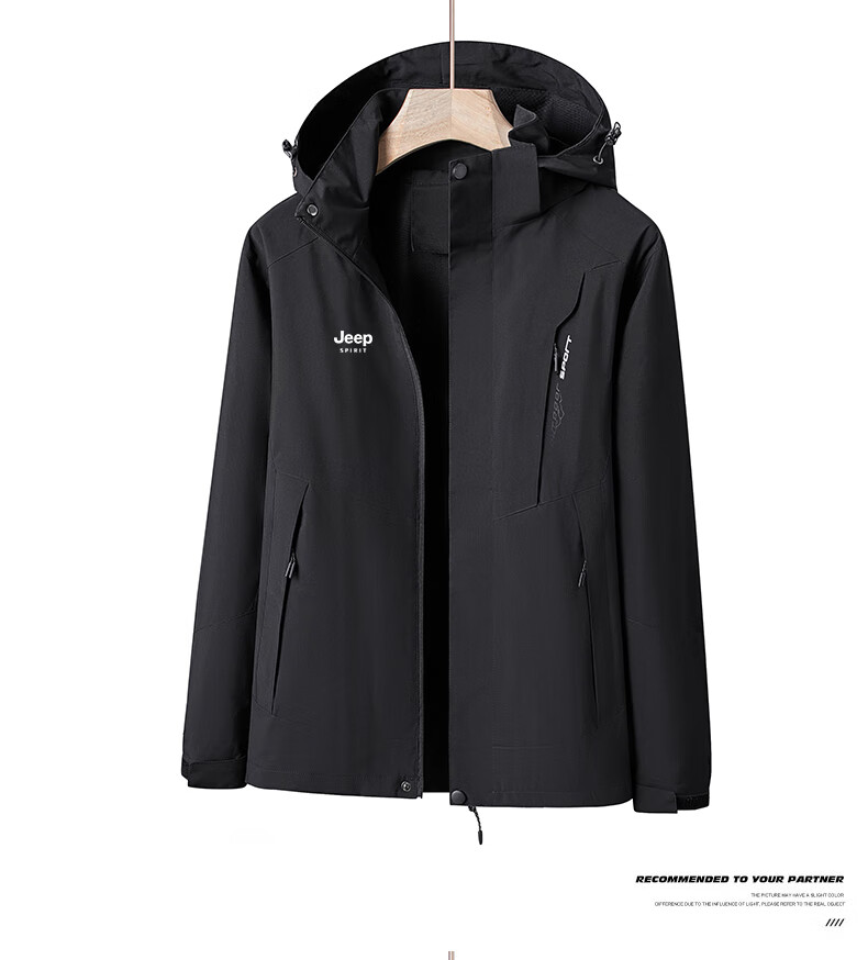 JEEP SPIRIT Men's Outdoor Windproof Jacket Spring Autumn Casual Coat 15