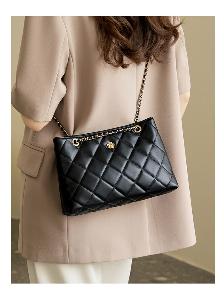 Aokang Women's Handbag, Trendy Diamond Pattern Underarm Bag, Light Luxury Crossbody Shoulder Bag, Birthday Gift for Girlfriend Or Wife 2