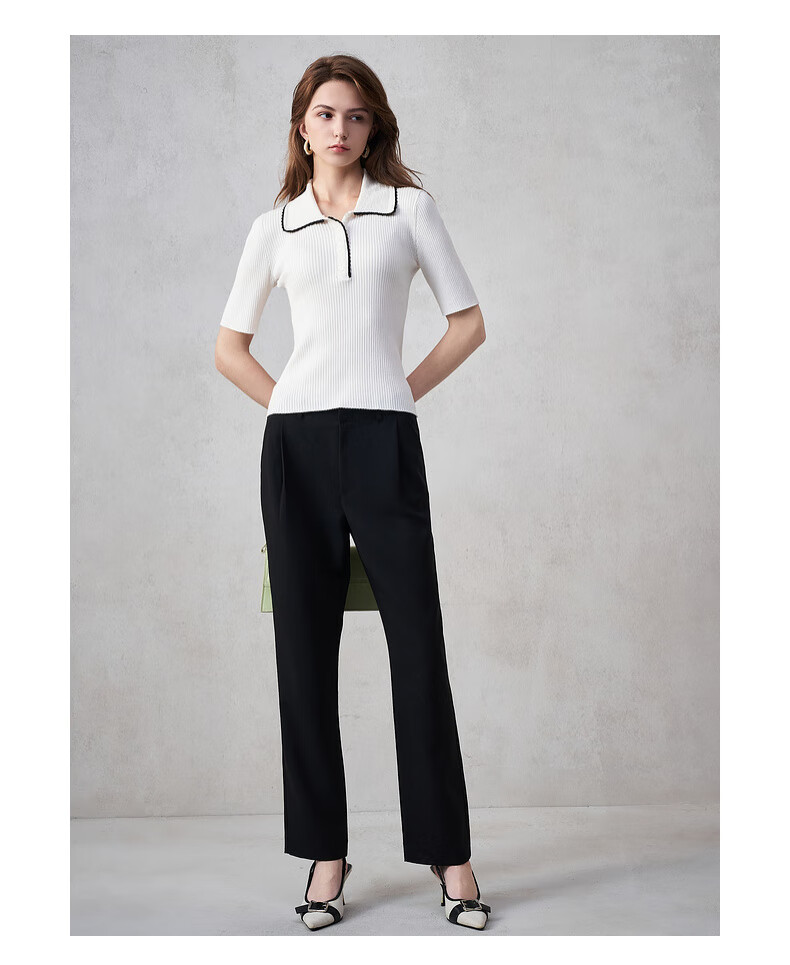 G2000 Women's 2025 Autumn Winter Skin-Friendly Versatile Casual Straight-Leg Pants with Comfortable Stretch, Mall Style 6