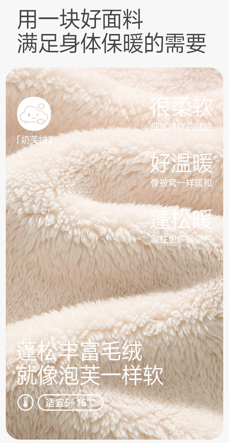 Fenteng Coral Fleece Couple Pajamas Autumn Winter Thickened Set Women's Wearable Flannel Men's Homewear 1