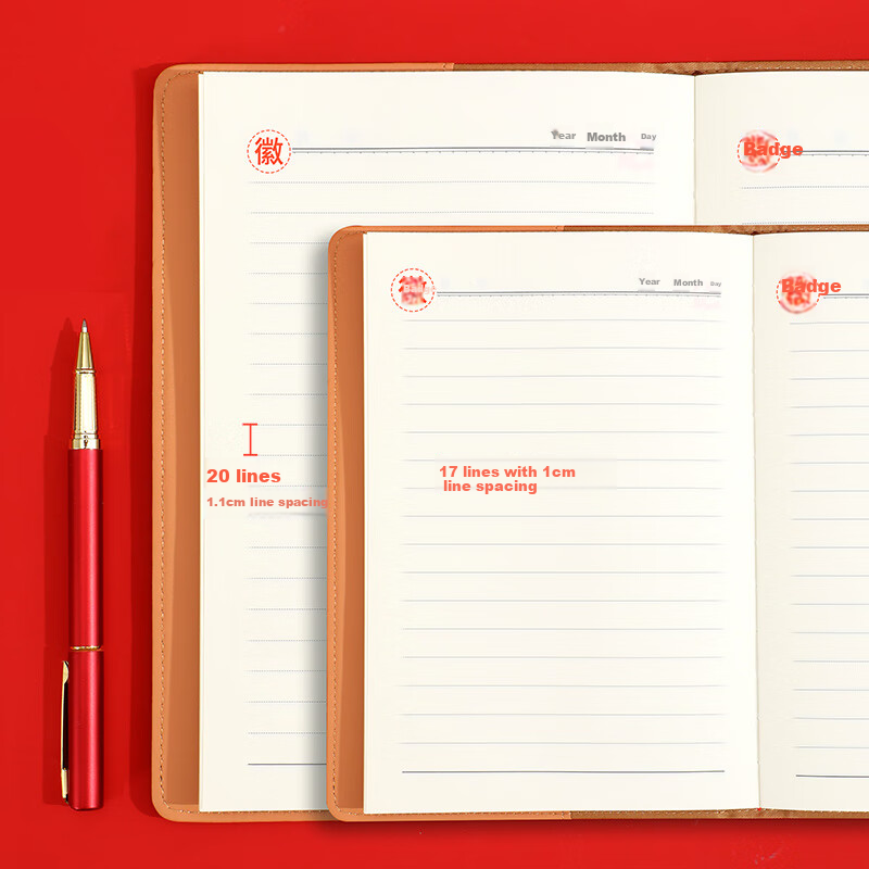 Longe New Party Constitution Member Study Notebook, Party History Study Notebook, Member Notebook, Meeting Minutes Book, Conference Book, Custom Logo