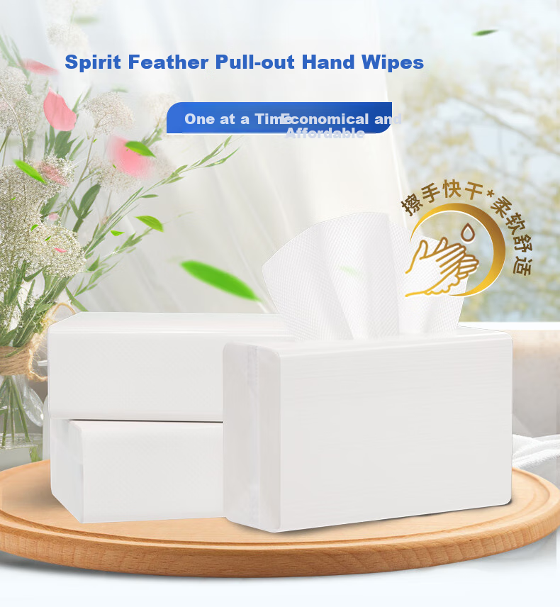 Feiyu Commercial Hand Towel Paper, 1-Ply, 120 Sheets*20 Packs, Quick-Drying Paper, for Hotels, Bathrooms, Shopping Malls, Kitchens, Whole Box CS621 4