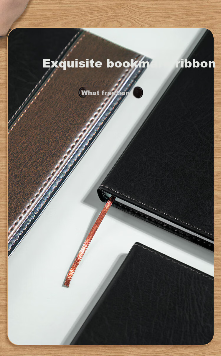 GuangBo 16K/96 Vintage Business Simple Leather Notebook, Large Soft Cover Diary, Notepad for Office Meetings, Random Color, GBP20017 7