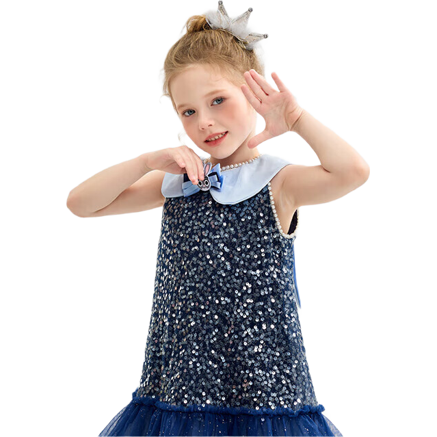 Disney Girls' Princess Dress, Children's Summer Dress, 2026 New Style Baby Clothes, Girl's Rabbit Police Costume