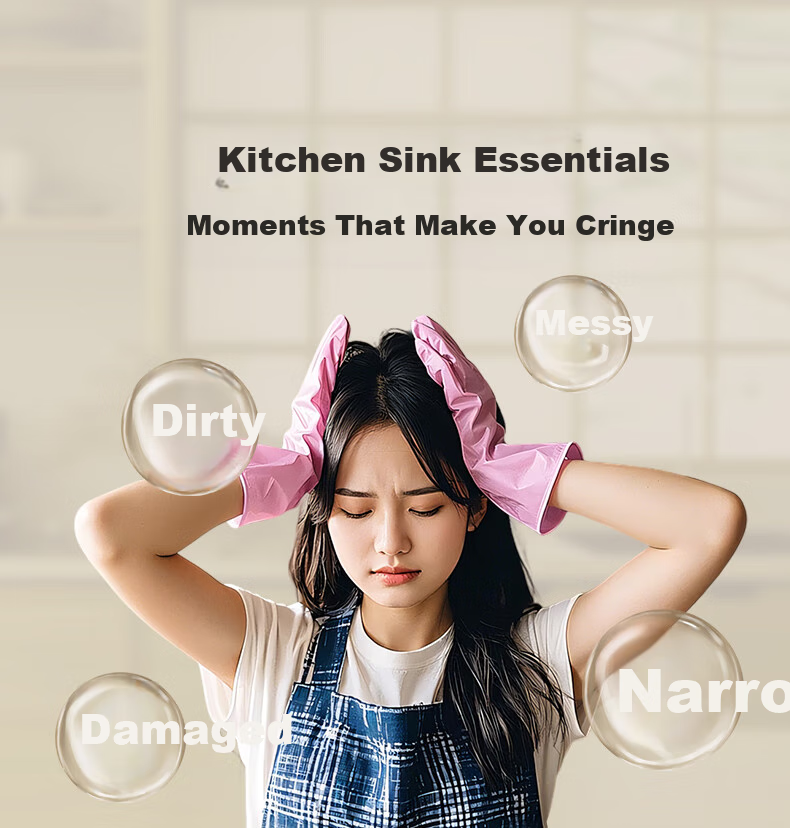 ARROW Kitchen Sink, Large Single Basin, Japanese-Style 304 Stainless Steel Dishwashing And Vegetable Washing Sink, Integrated Basi 2
