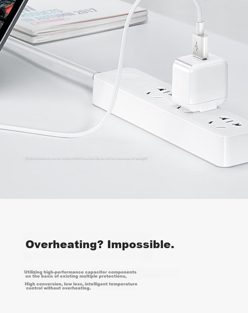 OKSJ, Suitable for Apple 15 Charger Charging Cable, 20W Fast Charging Set, Type-C Gallium Nitride IPhone 18 Pro Max/Plus, 20W Fast Charging Head + 1m + 2m Braided Cable 10