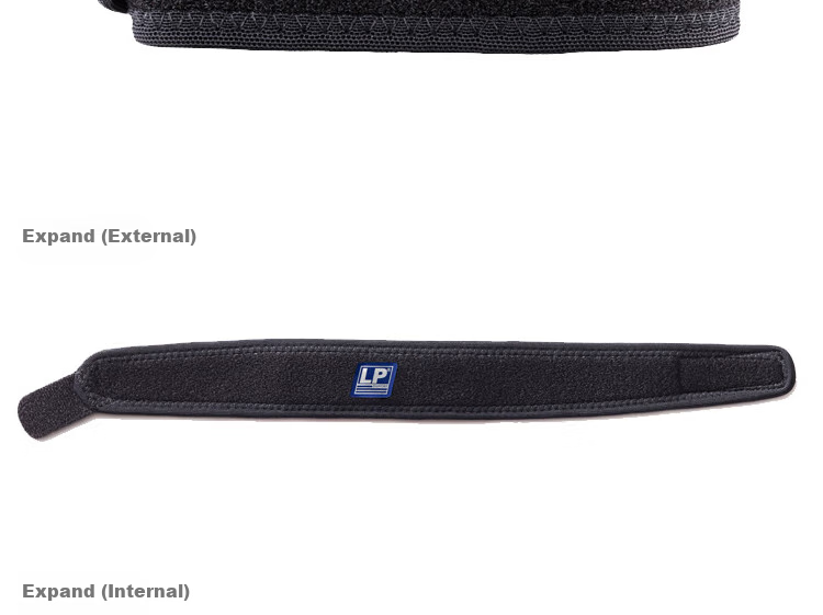LP 760R1 Professional Lightweight Patellar Strap Knee Brace, Breathable Cylindrical Pad, Patella Compression Band for Running And Jump Rope, One Size Fits All 14