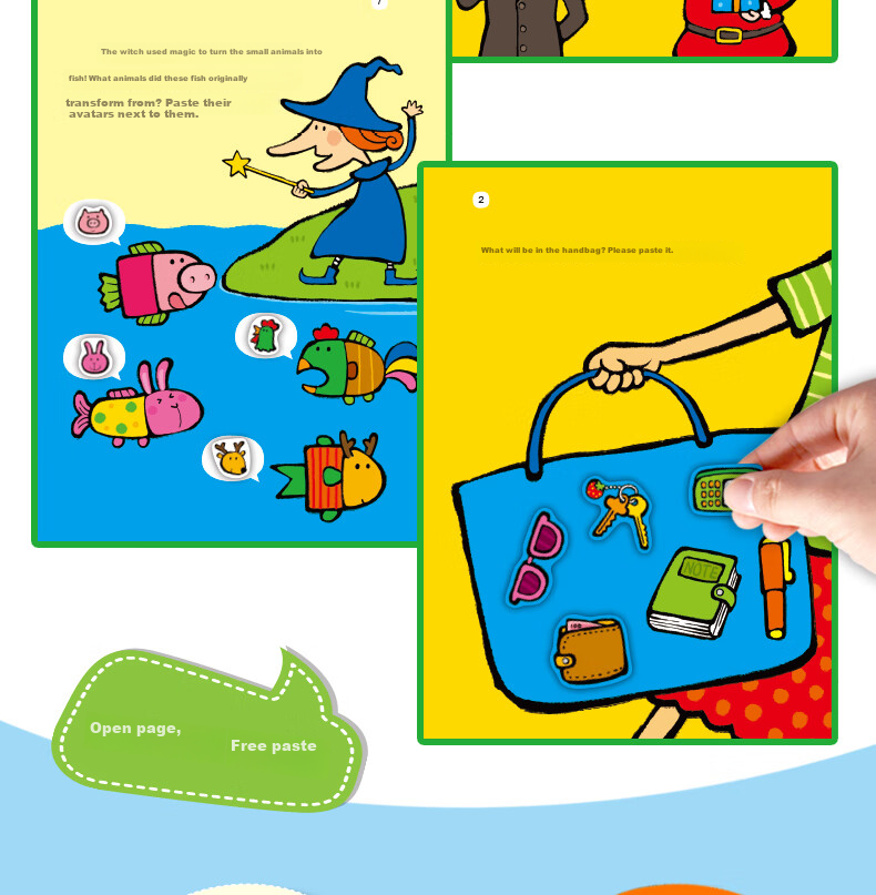 BANGSON Sticker Books for 2-6 Year Old Children's Educational Toys, Quiet Books with Stickers for Boys And Girls 5