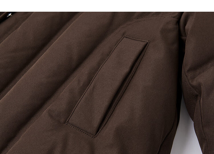 Demana [90% Duck Down] Winter V-Neck Four-Layer Curved Quilted Short Adjustable Hem Loose Down Jacket 5
