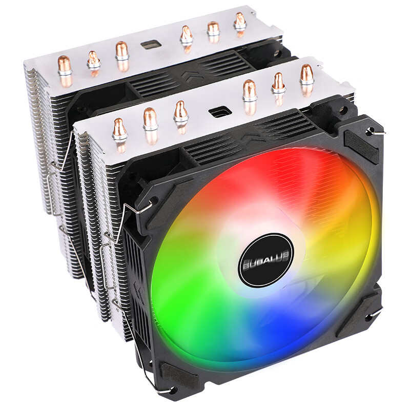 Кулер для процессора BUBALUS T68, двухбашенный, 6 тепловых трубок, AM5/LGA1700, воздушное охлаждение