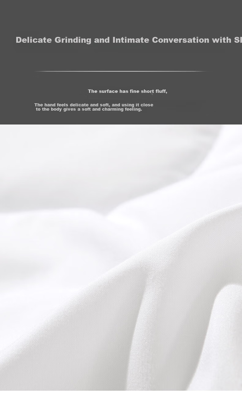 FUANNA Comfortable Seven-Hole Antibacterial Fiber Quilt, Pure Cotton Fabric, Winter Comforter, 7 Jin (3.5 Kg), 203*229cm, White 7