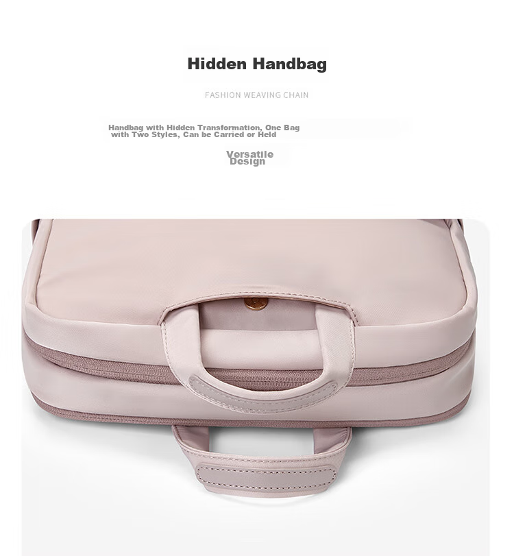 GOLF Backpack for Women, 14/15.6-Inch Apple Laptop Hidden Handheld Computer Bag, Women's Schoolbag, Business Travel 9