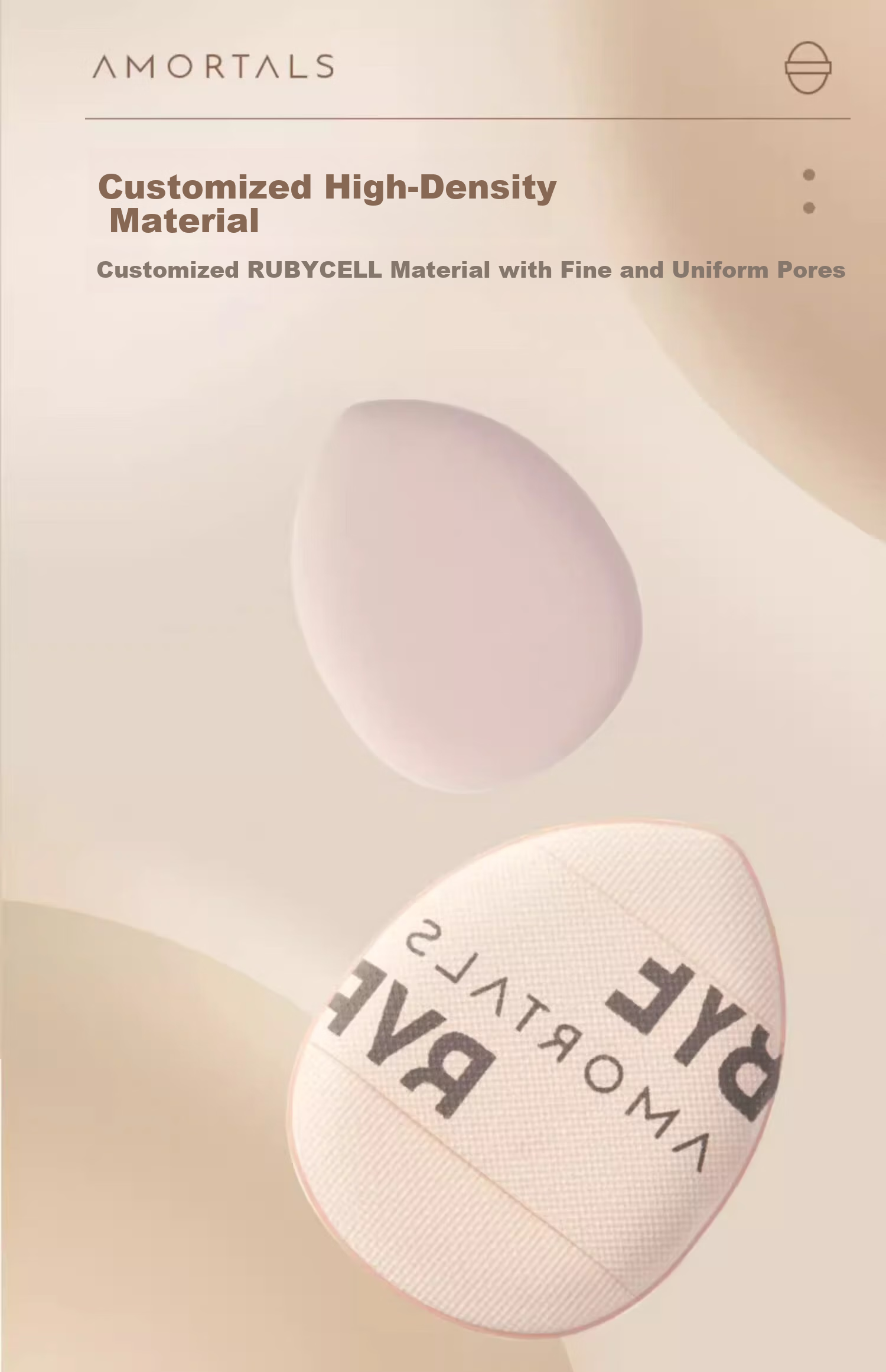 AMORTALS Concealer Blush Powder Puff, Finger Puff, Beauty Base Puff, Wet And Dry Use, Non-Absorbing Powder, Holiday Gift 7