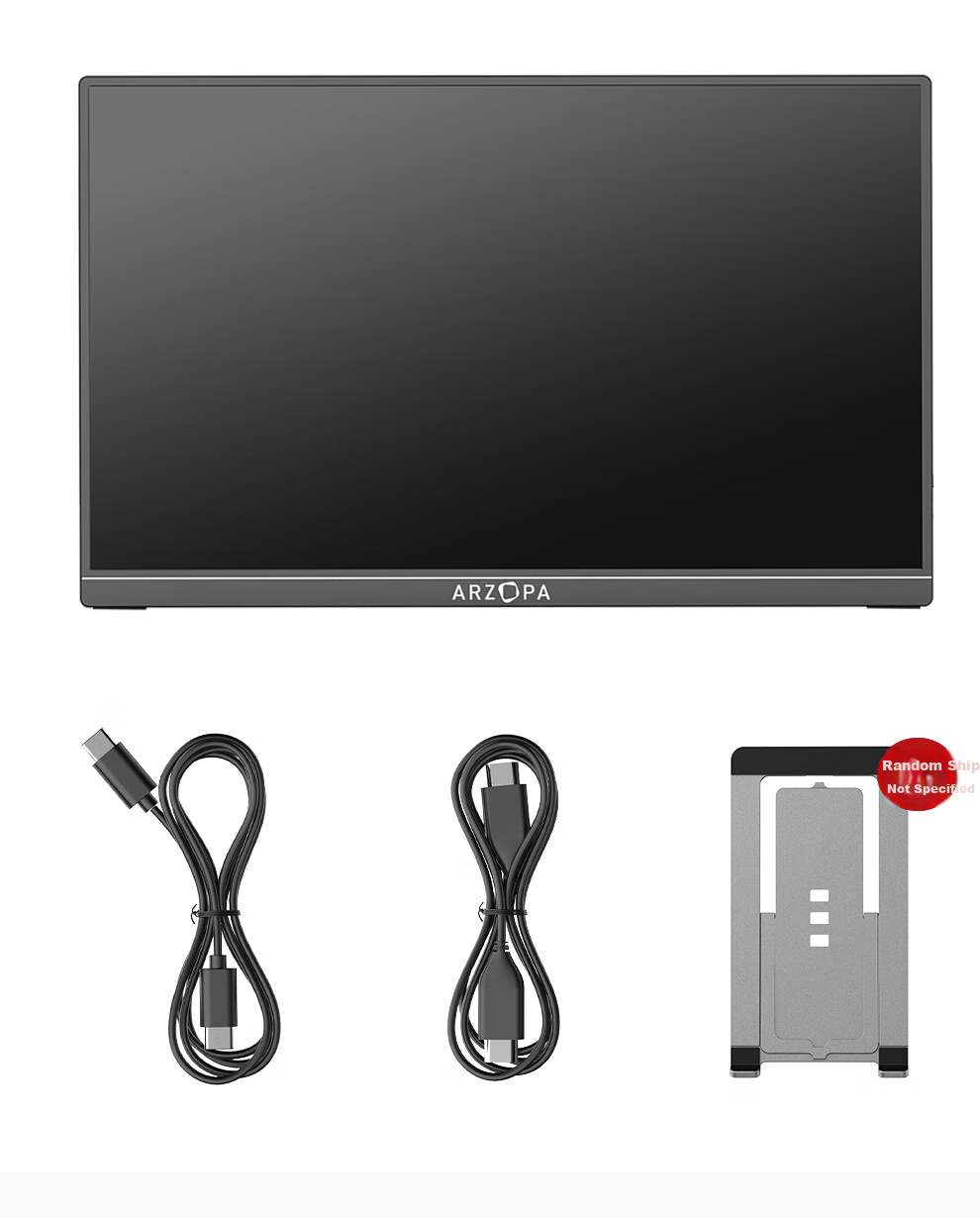 ARZOPA A Zhuopa 16.1-Inch 2.5K 180Hz High Color Gamut Portable Monitor, Laptop And Smartphone Secondary Screen, Switch PS5/4 Display Z3FC 18