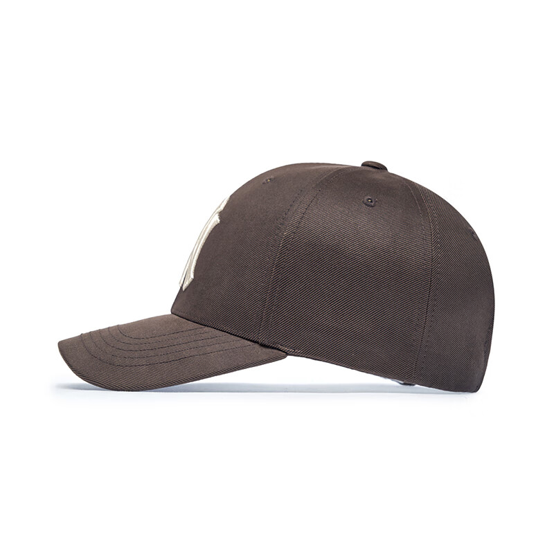 MLB Baseball Cap for Men And Women, Couples' Classic Large LOGO Hard Brim Sun Visor Cap, Duck Tongue Hat, 3ACPB095N-50BRS