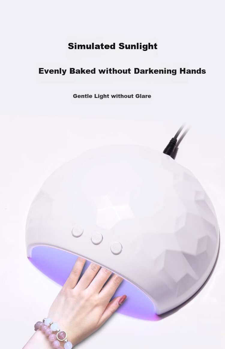 Meifuyu Nail Lamp, Gel Polish Curing Light, Baking Lamp, Drying Lamp, Nail Tips, Gel Polish Drying Lamp, Quick-Drying, No Black Hands, MF8258 9