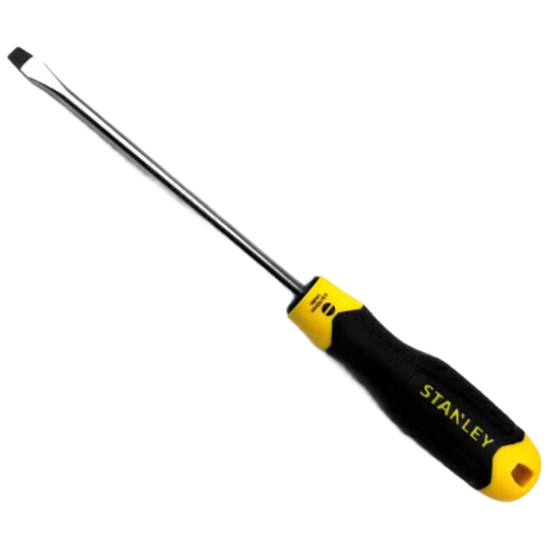 STANLEY Heavy-Duty Flathead Screwdriver with Magnetic Tip, Household Repair Tool, 6.5x200mm, STMT67282-8