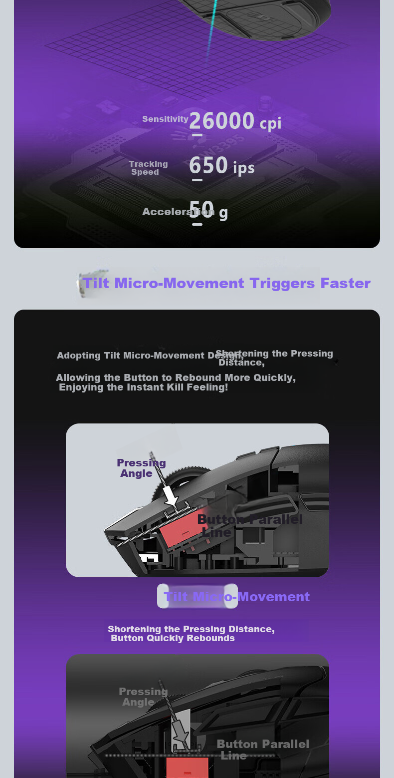 A4TECH Wild Tribe R72ProDuo Wireless USB Gaming Mouse, Blood Hand Phantom Delta PUBG CS Rechargeable Base, Lightweight 3395 E-Sports Phantom Hacker 10