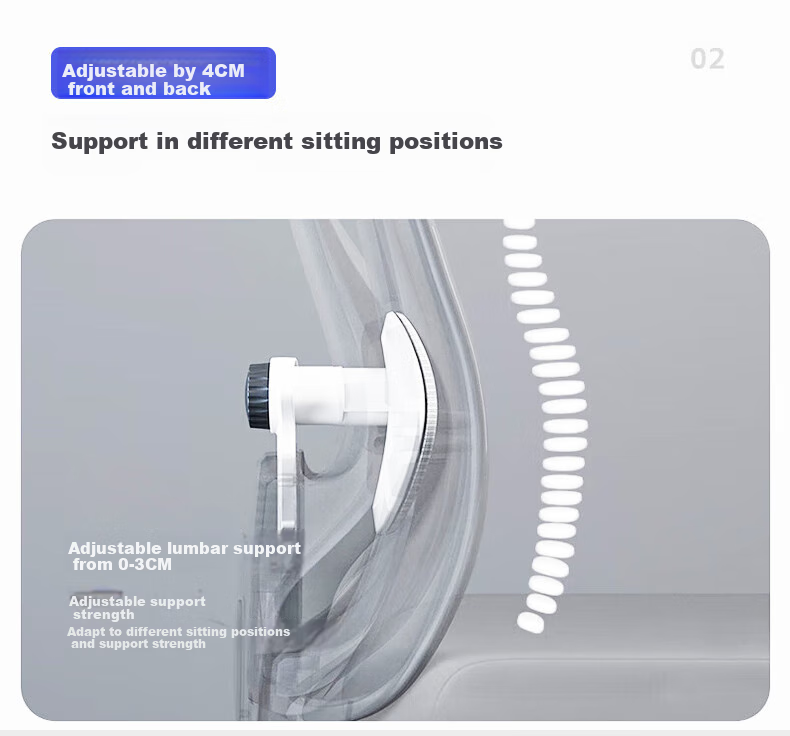 Quanpinwu Computer Chair, Home Ergonomic Chair, Office Chair with Backrest, Swivel Chair for Study, Executive Chair, Gaming Chair for E-Sports 5