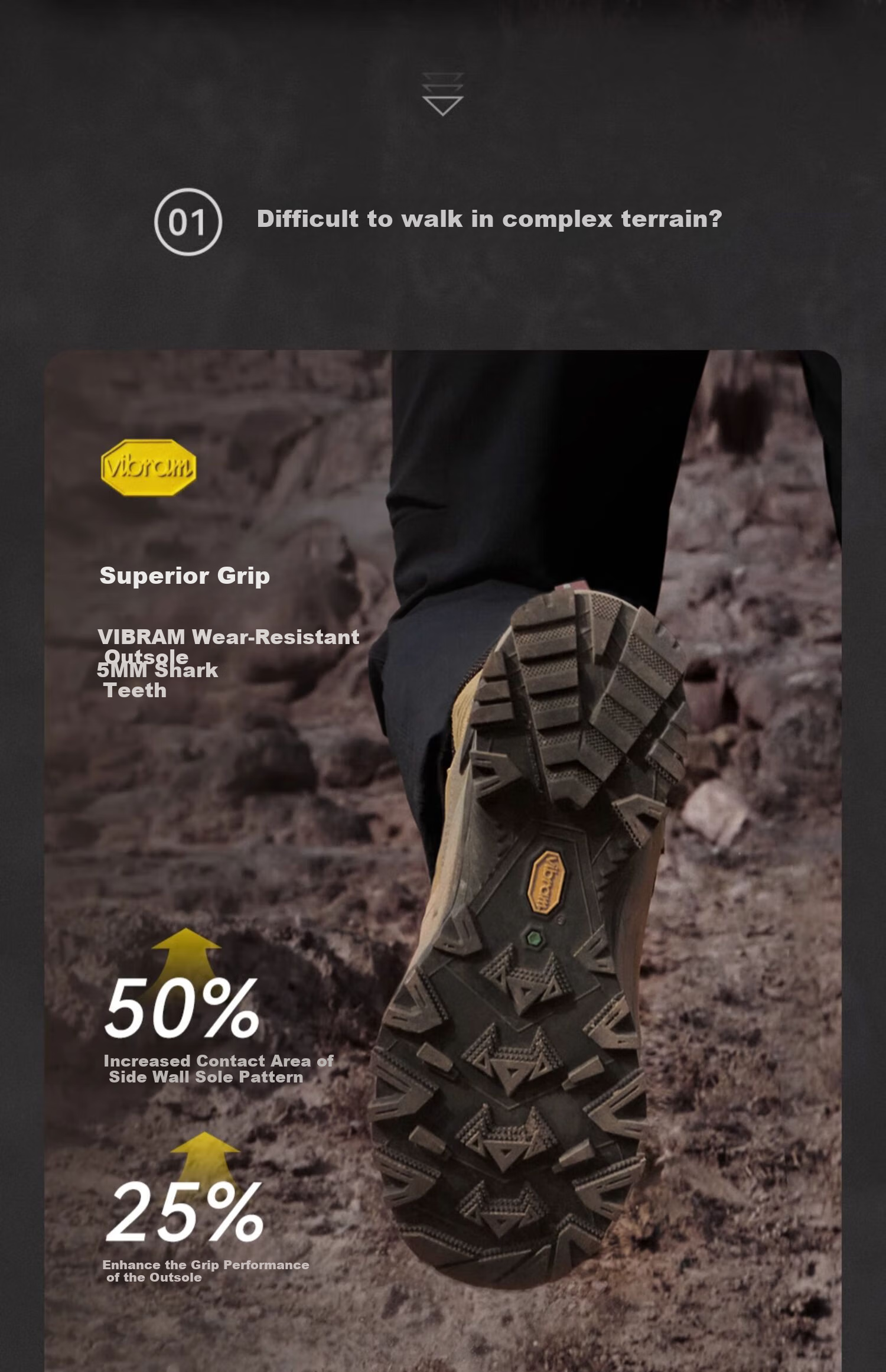 KAILAS MT5-3 Women's Mid-Top Hiking Shoes, GTX Waterproof, Non-Slip, Shock-Absorbing, Heavy-Duty Trekking Boots 3