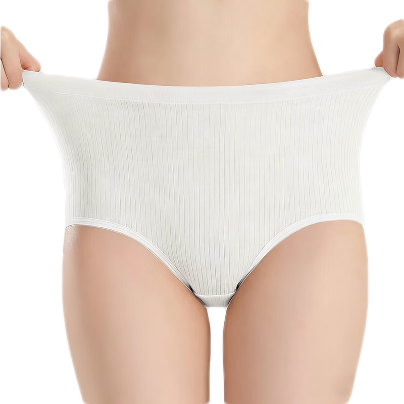 Chuyisheng Disposable Women's High-Waist Maternity Cotton Crotch Plus Size C-Section Sterilized Travel Underwear