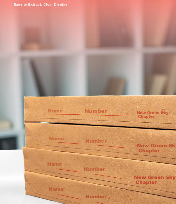 TANGO (TANGO) (TANGO) A4 Kraft Paper File Folders, Pack of 20, 200g Thickened 2.8cm, Rope Closure Office Use 8