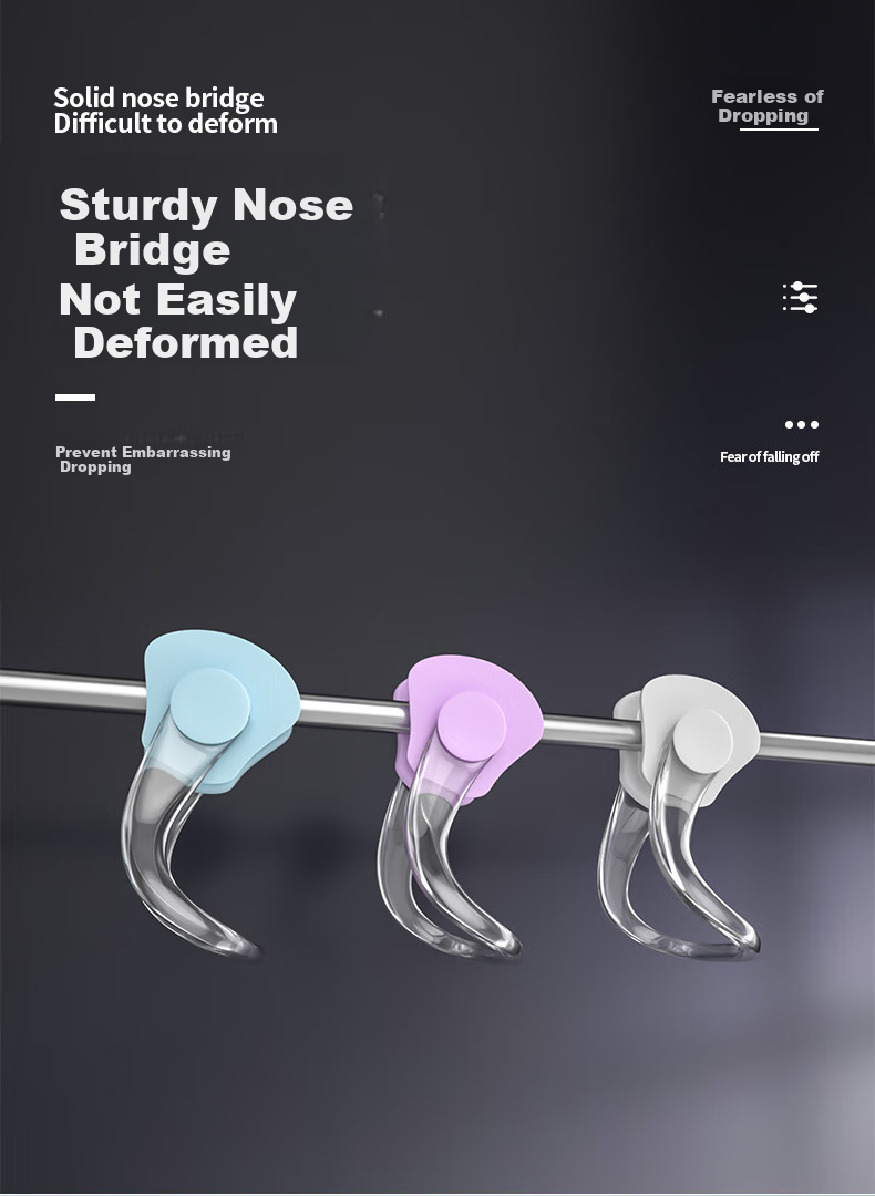 WATERTIME / Shuichuan Swimming Nose Clip, Waterproof Professional Adult And Children's Comfortable Non-Slip Anti-Choking Swimming Gear 4