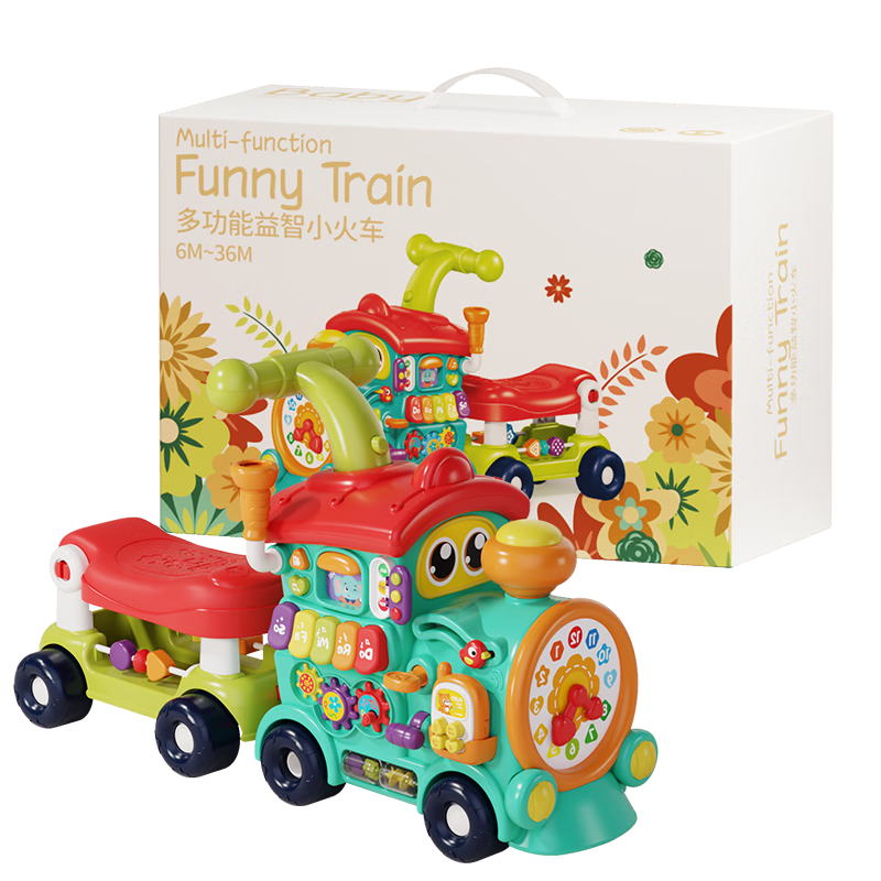 AoZhiJia Baby Walker Toy 1-3 Years Old Multifunctional Push Car Newborn Infant First Birthday Gift