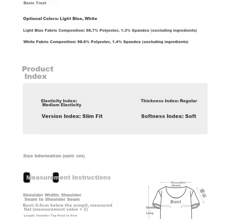 Sentubila Round Neck Short Sleeve Regular Shoulder T-Shirt for Women, Summer Contrasting Color Spliced Knit Top, Elegant Versatile High-End Blouse 10
