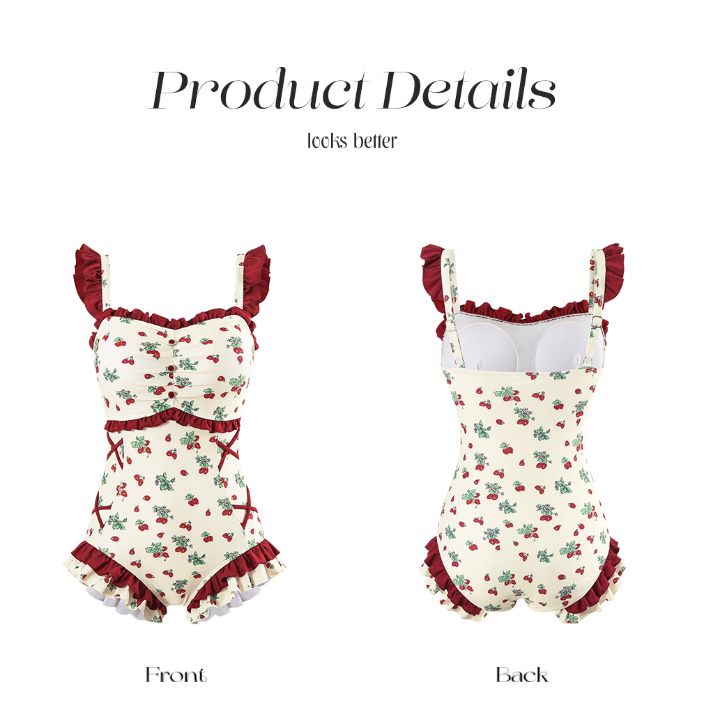 Agliondy Plus Size Swimsuit for Women, One-Piece Pure Desire Beautiful High-End Sexy Swimwear, New Style for 2025, Suitable for Hot Springs And Vacatio 19