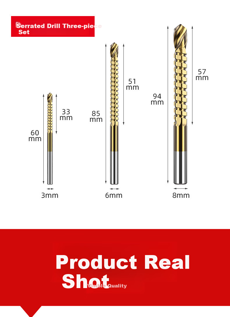 HUHAO Pagoda Drill Bit, Metal Stainless Steel High Hardness Hole Opener, Specialized Drill for Iron Opening, Hole Enlarger, Drilling Tower-Shaped Step Drill 11