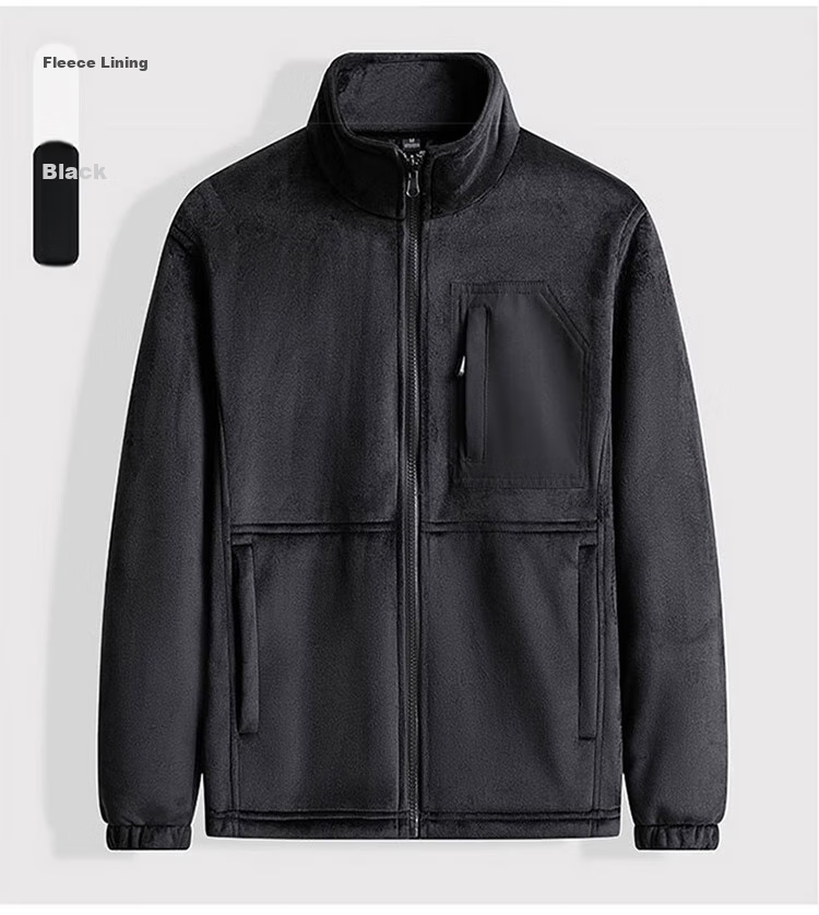 JEEP SPIRIT Men's Three-In Jacket, Autumn And Winter Casual Loose-Fitting Hooded Workwear Coat for Me 14