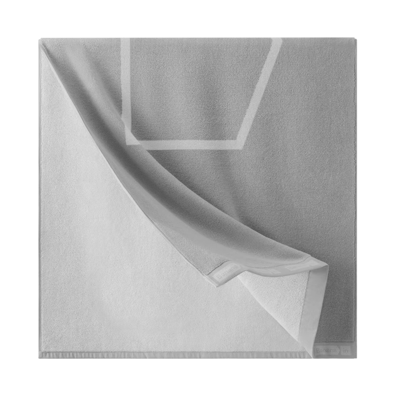 Bananain 301H Bath Towel for Men And Women, Cotton-Like Feel, Large And Thick, 100% Pure Cotton, Absorbent And Antibacterial - Shadow Grey