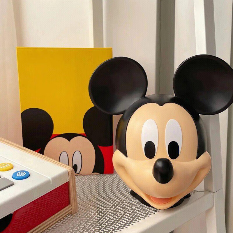 Jianyi Shijia Mickey Money Piggy Bank Decoration, Birthday Gift for Primary School Students, Boys And Girls, Trendy Toy Decoration, Card Love Cartoon Figurine