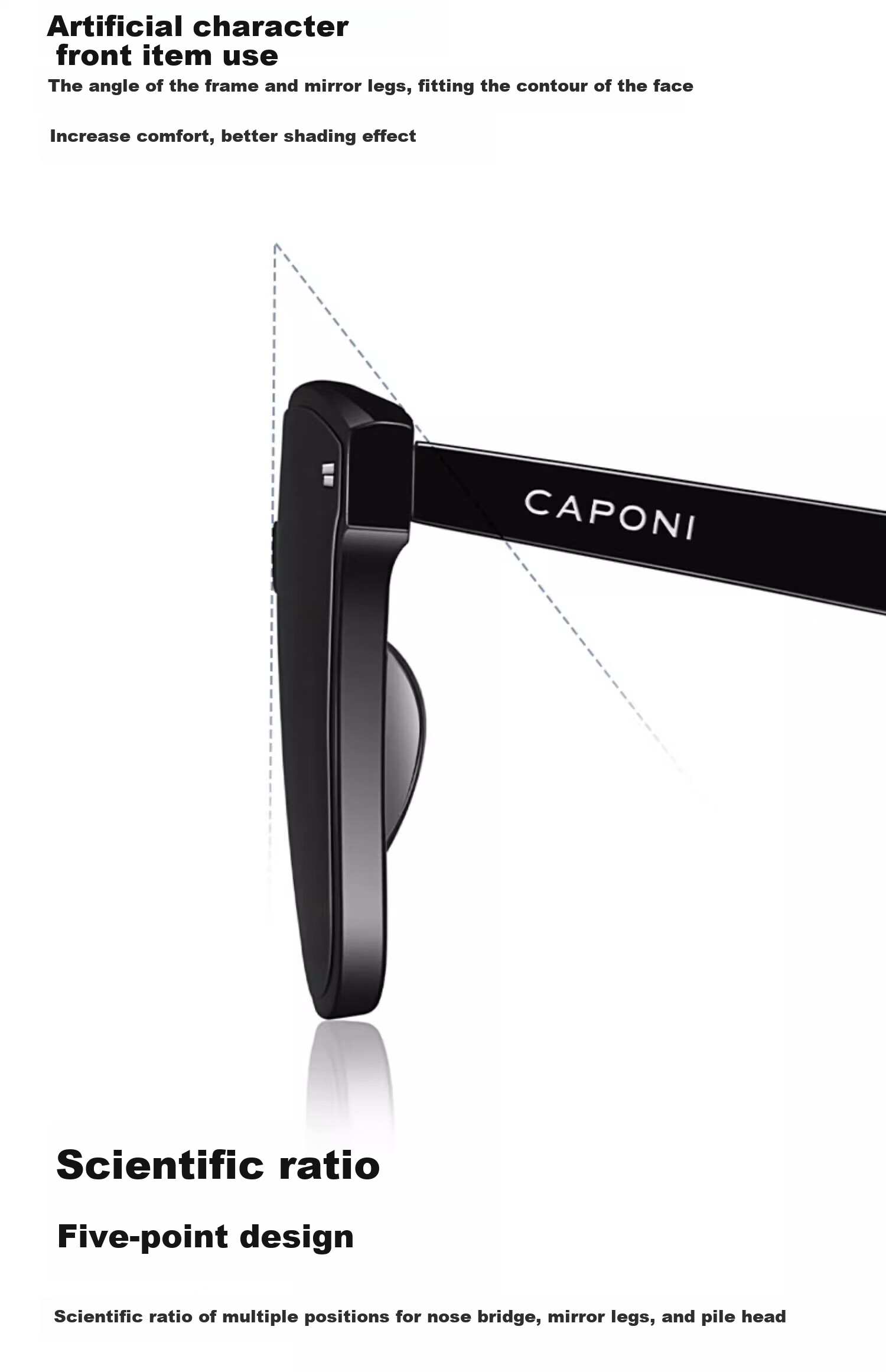 CAPONI Polarized Sunglasses Unisex 2026 New Driving Sun Glasses UV Protection Trendy 26