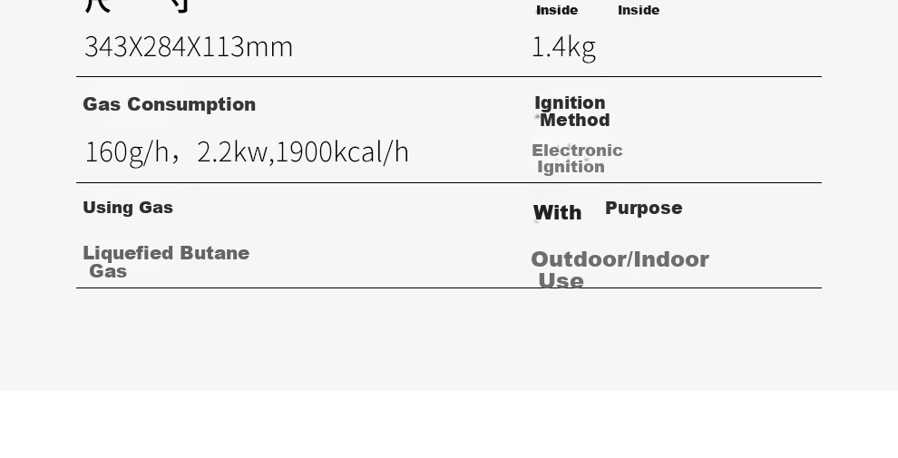 Jauto MAXSUN Outdoor Portable Gas Stove MS-3500S, Butane Cartridge Stove for Home Use 28