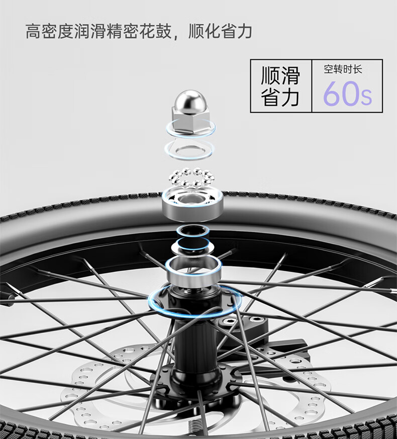 Maidomi Children's Bicycle 3-6-12 Years Old Student Disc Brake Magnesium Alloy Lightweight Training Wheels Mountain Bike Gradient Purple 14 Inch 6